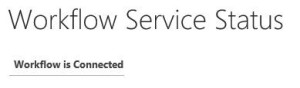 Workflow - Service Application Proxy Status